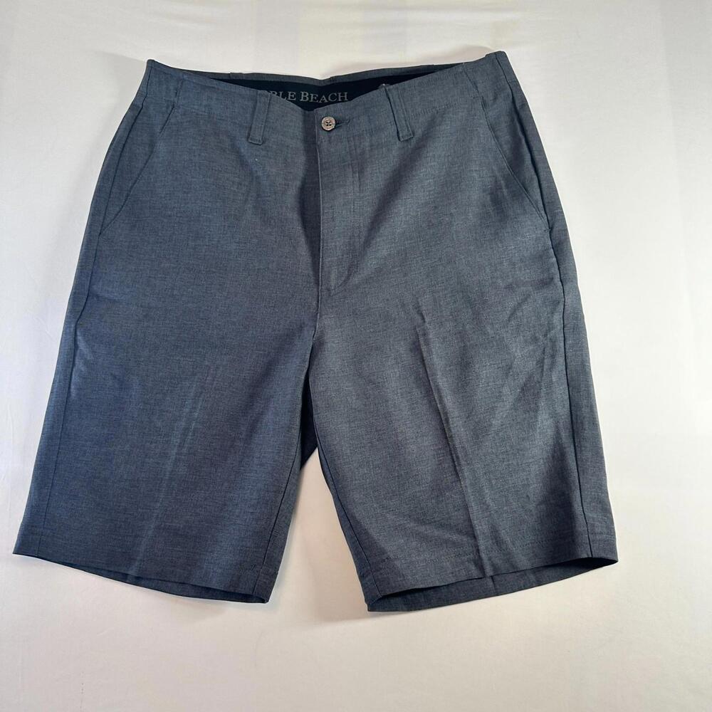 Pebble Beach Men's Golf Shorts Grey Size 32
